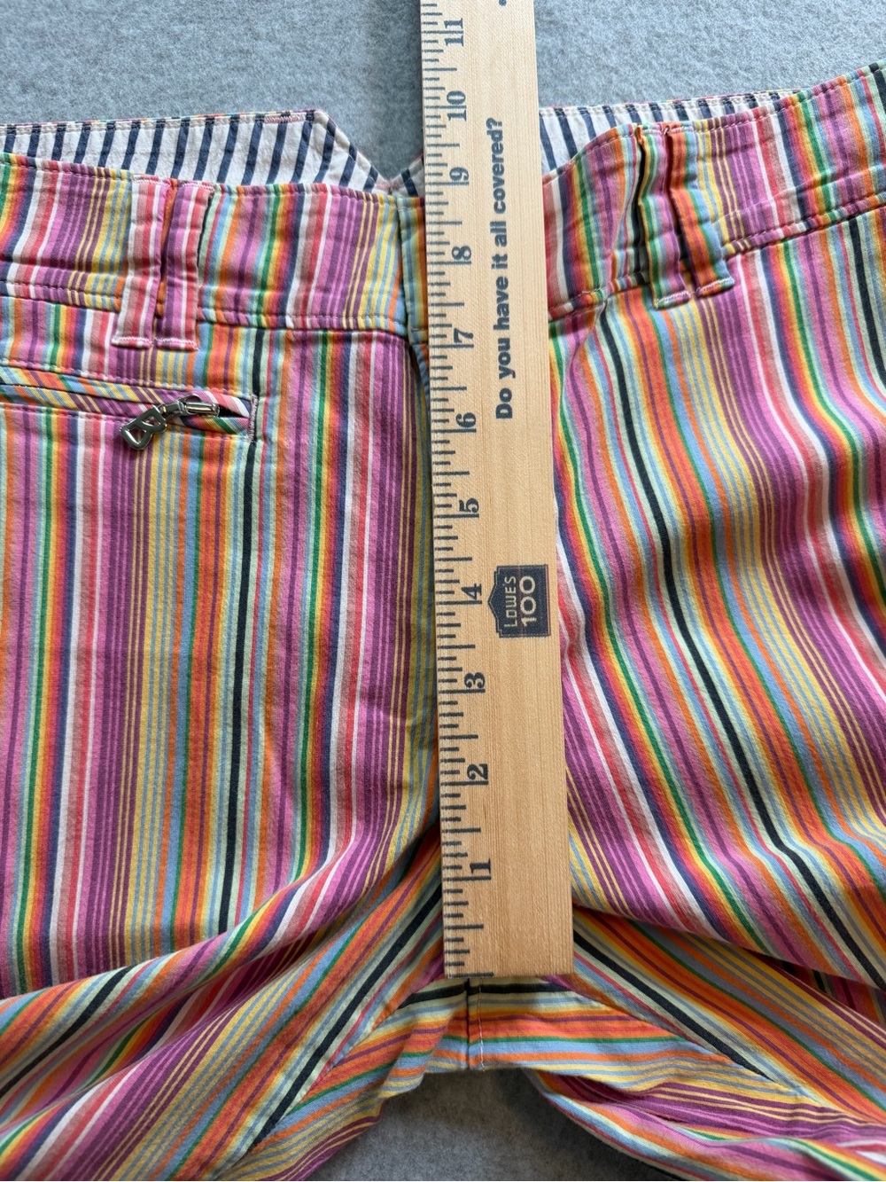 Women’s Multicolor Stripe Bogner Capri Pants size 6 - Picture 7 of 14